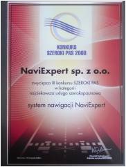 NaviExpert zwycięzcą konkursu w kategorii najciekawsza usługa szerokopasmowa